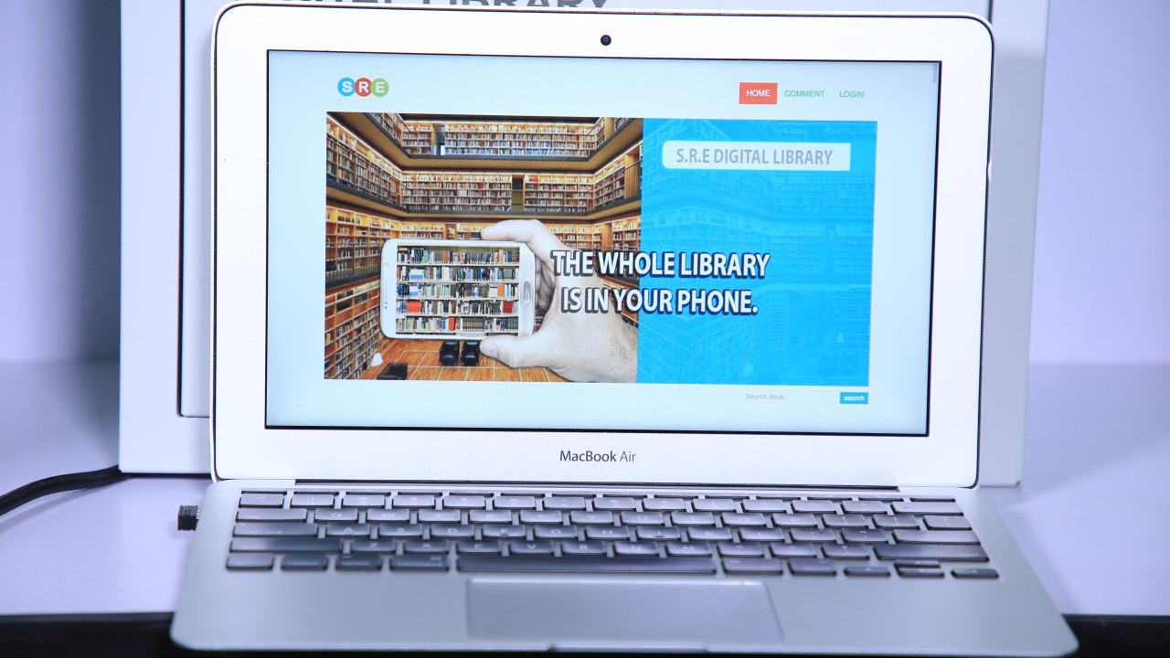 S.R.E Digital Library interface